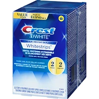 Bandes Crest 3D White Whitestrips Blanc brillant classique, 20 traitements