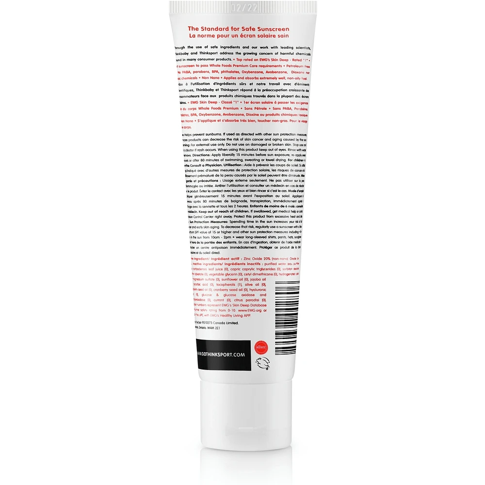 Safe Mineral Sunscreen SPF 50+