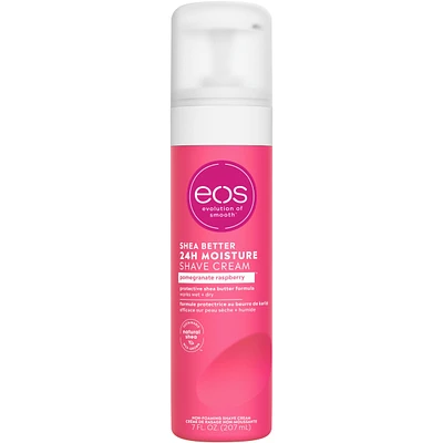 Shea Better Moisturizing Shaving Cream for Women, Pomegranate Raspberry, 24HR Hydration