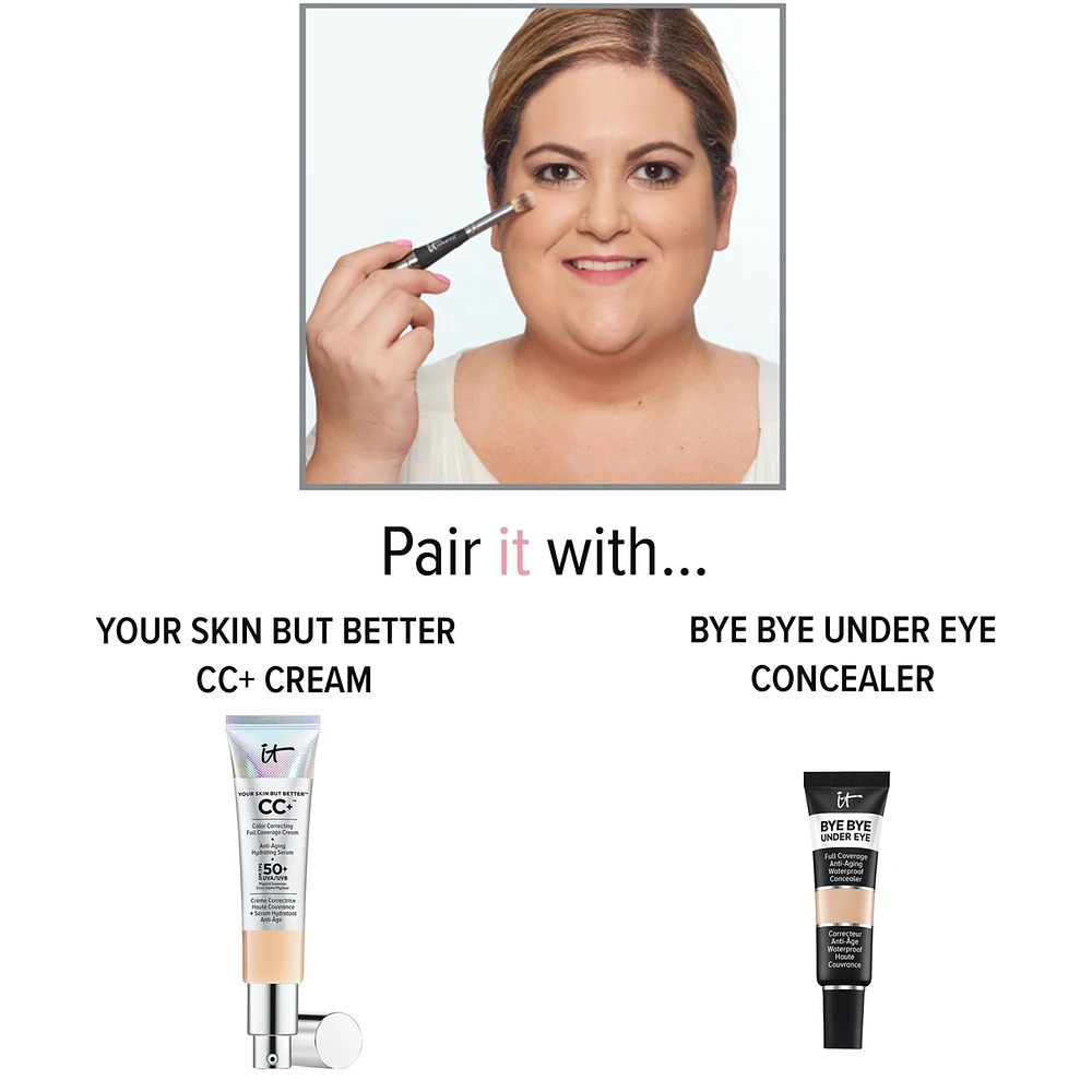 Heavenly Luxe #7 - 2-in-1 Concealer Brush & Foundation Brush