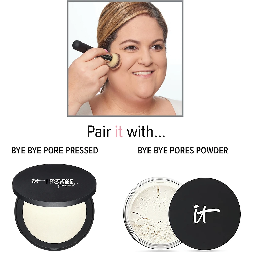 Ultra-luxe Round Brush for Powder, Heavenly Luxe #8