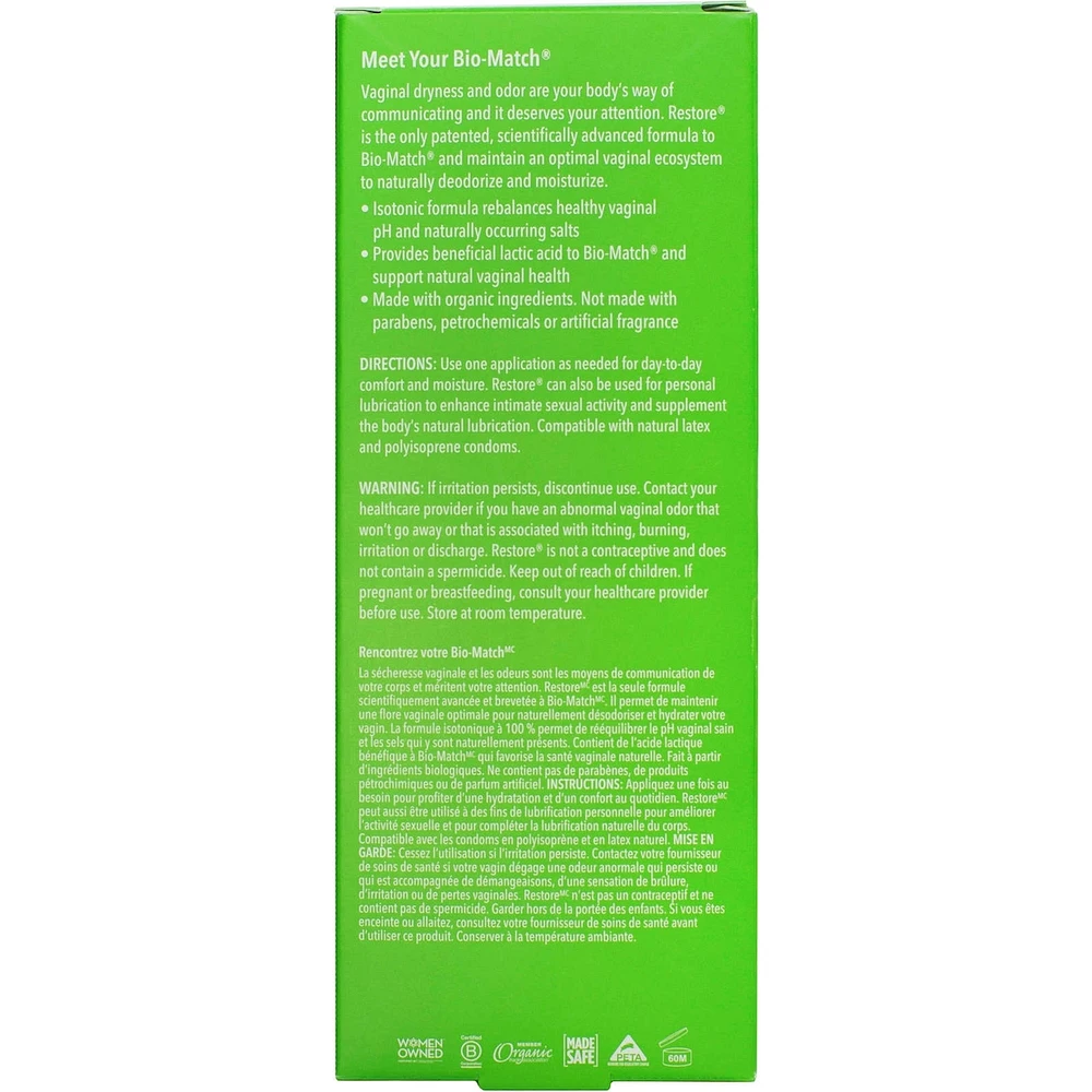 Restore Moisturizing Vaginal Gel