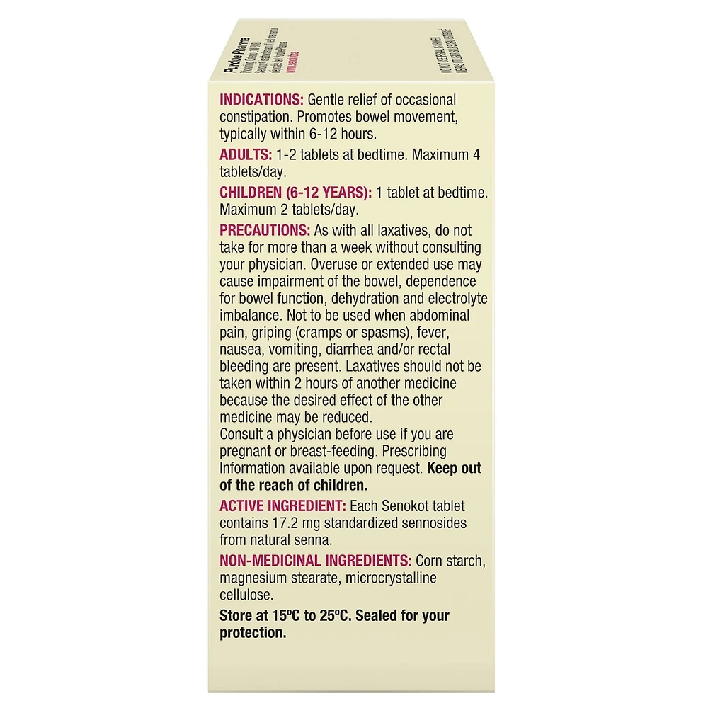 Senokot®-S  Natural Laxative Plus Stool Softener 60ct