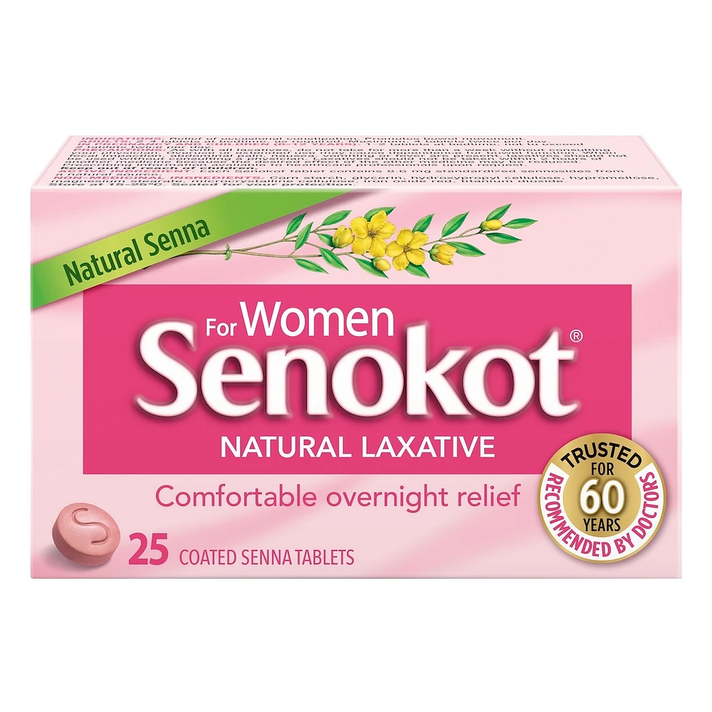 Senokot® Natural Laxative for Women 25ct