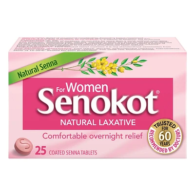 Senokot® Natural Laxative for Women 25ct