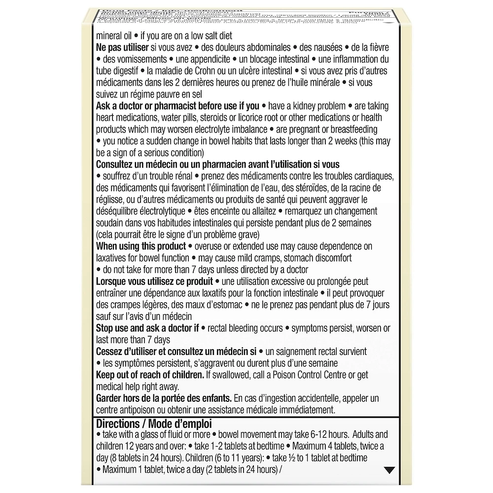 Senokot®-S  Natural Laxative Plus Stool Softener 10ct