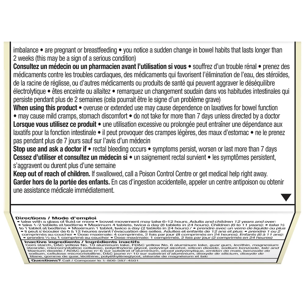 Senokot®-S  Natural Laxative Plus Stool Softener 20ct