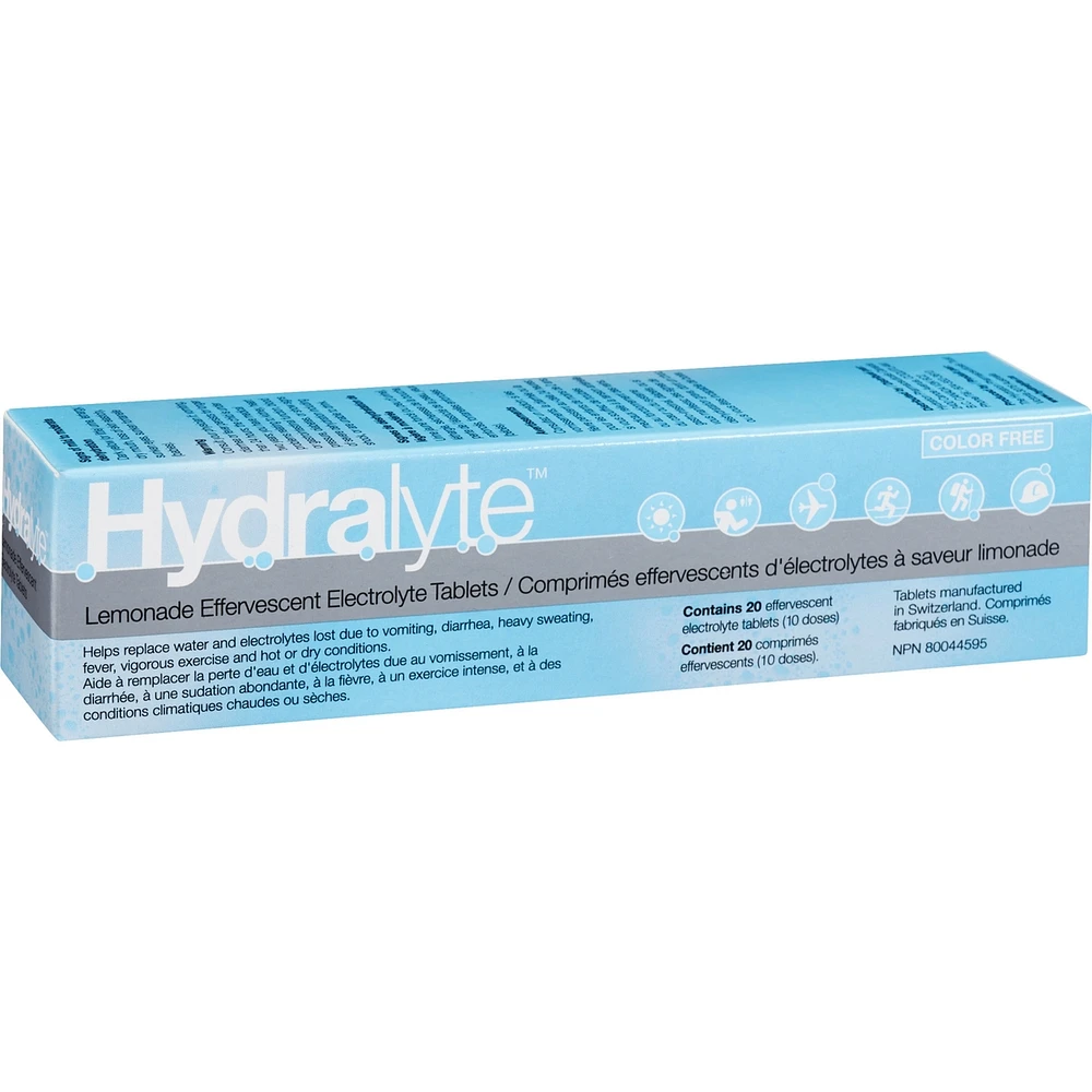 Effervescent Electrolytes Tablets Lemonade