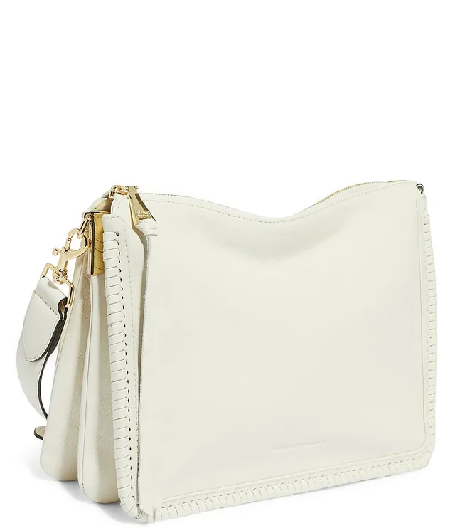 Aimee Kestenberg Women's Famous Double Zip Leather Crossbody Bag