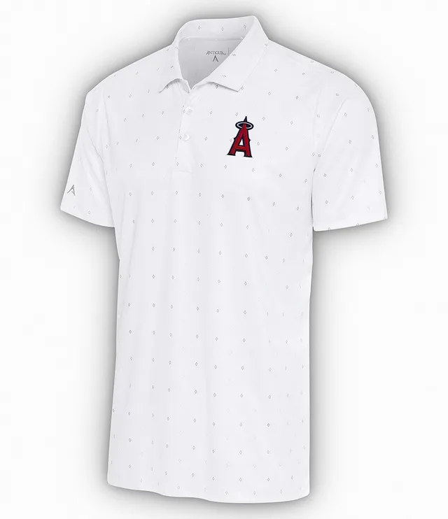 Antigua Men's Los Angeles Angels Navy Affluent Polo