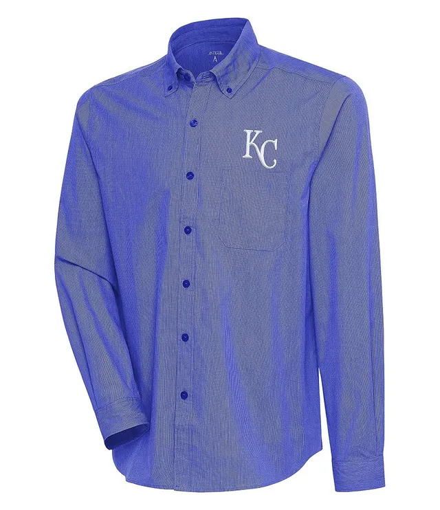 Lids Kansas City Royals Antigua Women's Structure Button-Up Long Sleeve  Shirt