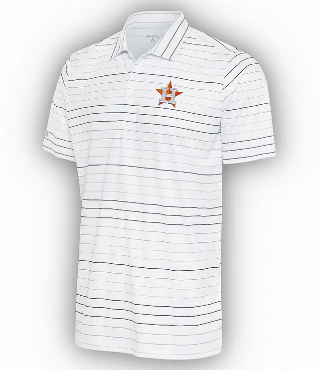 Antigua MLB Houston Astros Spark Short-Sleeve Polo Shirt