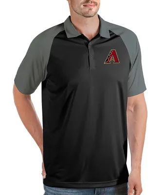 Antigua MLB Boston Red Sox Nova Short-Sleeve Colorblock Polo Shirt - M