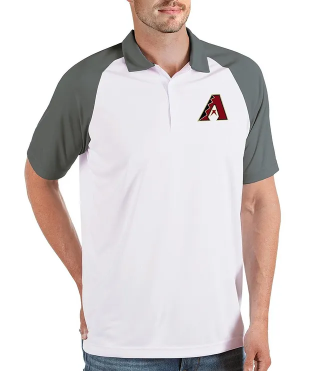 Antigua MLB Miami Marlins Nova Short-Sleeve Colorblock Polo Shirt