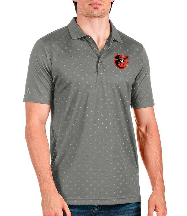 Antigua MLB Baltimore Orioles Nova Short-Sleeve Colorblock Polo