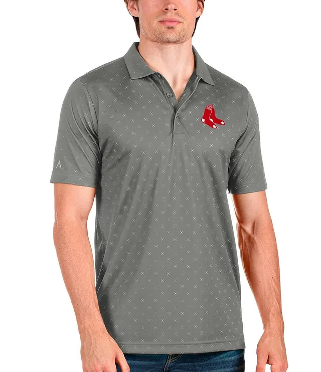 Antigua MLB Boston Red Sox Spark Short-Sleeve Polo Shirt - M