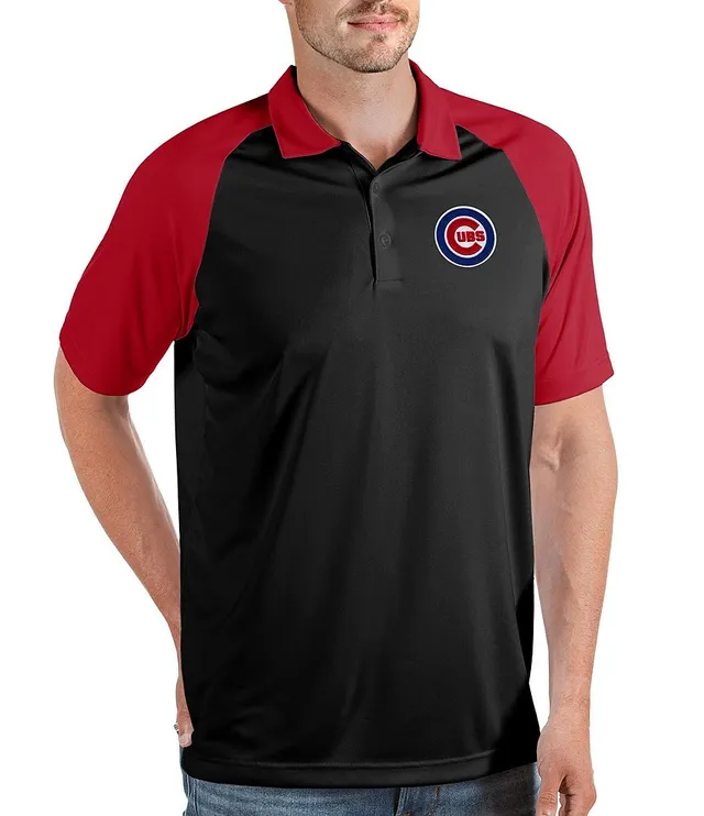 Antigua MLB Chicago Cubs Nova Short-Sleeve Colorblock Polo Shirt - L