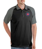 Antigua MLB Chicago Cubs Nova Short-Sleeve Colorblock Polo Shirt