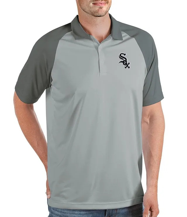 Antigua MLB Chicago White Sox Spark Short-Sleeve Polo Shirt - L