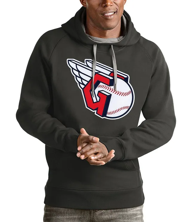 Antigua Women's MLB Cleveland Guardians Front Logo Full-Zip Hoodie - M