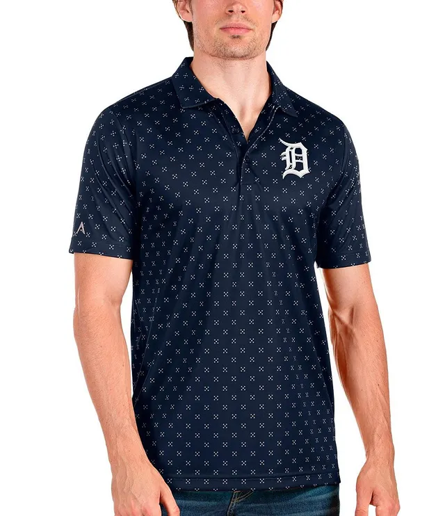 Antigua MLB Detroit Tigers Nova Short-Sleeve Colorblock Polo Shirt