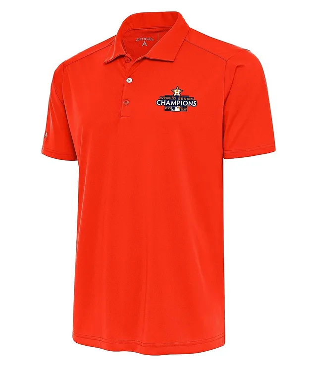 Antigua MLB Houston Astros Nova Short-Sleeve Colorblock Polo Shirt - 3XL