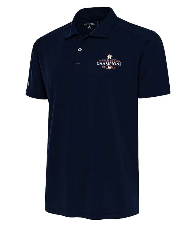 Antigua MLB Houston Astros 2022 World Series Champions Nova Short-Sleeve Polo Shirt - XL