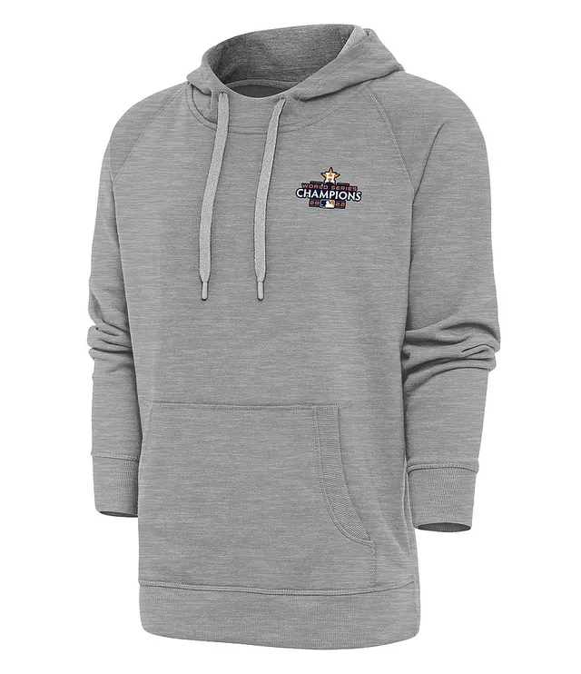 Men's Houston Astros Antigua Heather Gray Victory Quarter-Zip