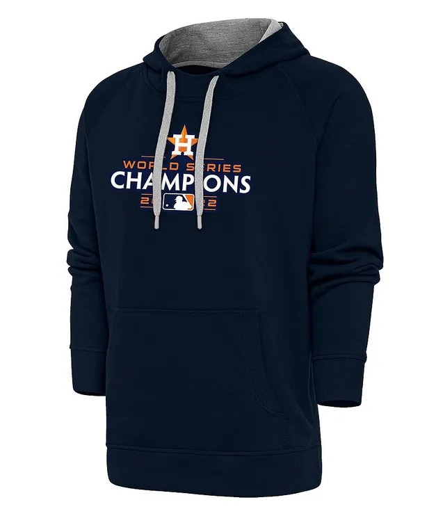 Men's Fanatics Branded Heather Gray Houston Astros 2022 World Series  Champions Logo Pullover Sweatshirt