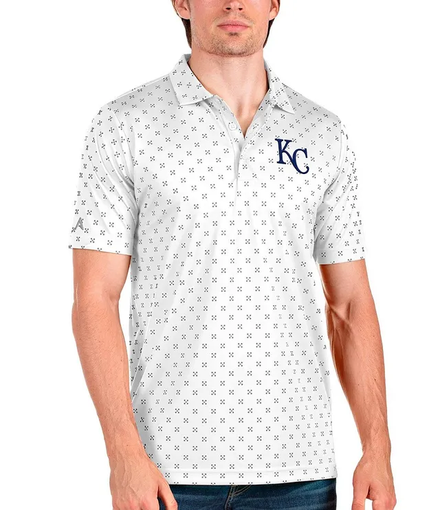 Antigua MLB Kansas City Royals Nova Short-Sleeve Colorblock Polo