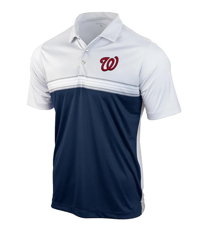 Antigua Men's Washington Nationals Tribute Short Sleeve Polo Shirt