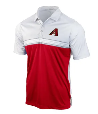 Antigua MLB Washington Nationals Nova Short-Sleeve Colorblock Polo Shirt - S