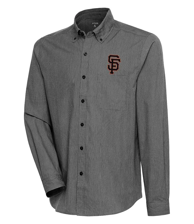 Antigua MLB National League Compression Long Sleeve Woven Shirt, Mens, 2XL, Los Angeles Dodgers