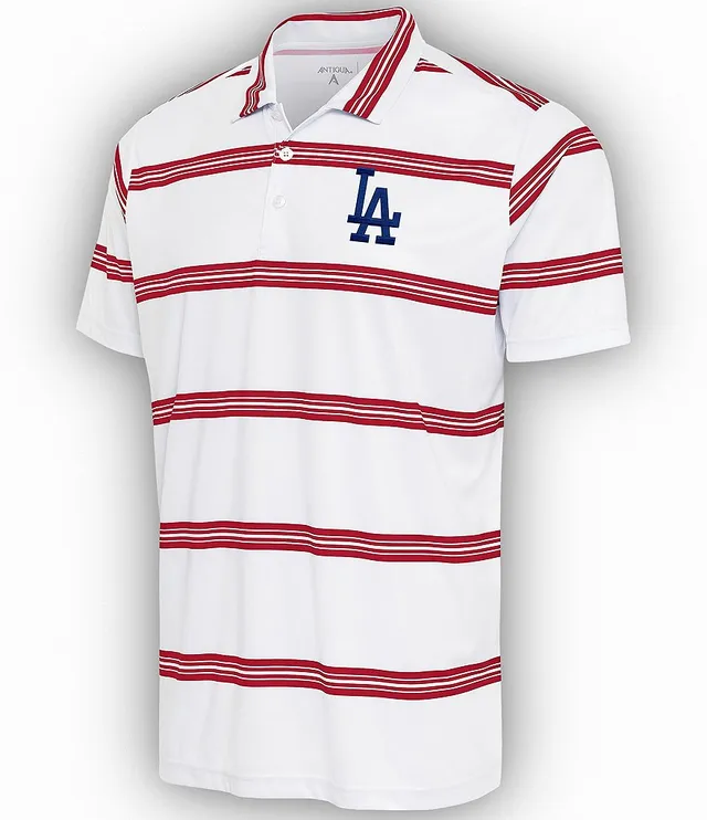 Antigua MLB American League Groove Short Sleeve Polo Shirt - M