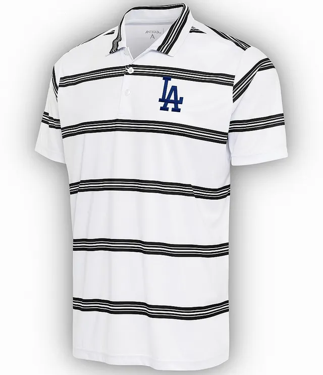 Texas Rangers Antigua 19th Hole Polo - White/Royal