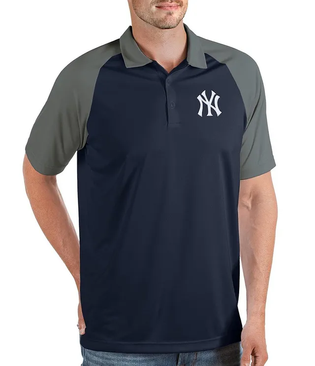 Antigua MLB Detroit Tigers Nova Short-Sleeve Colorblock Polo Shirt - L