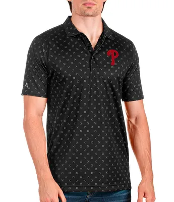 Antigua MLB Miami Marlins Nova Short-Sleeve Colorblock Polo Shirt - L