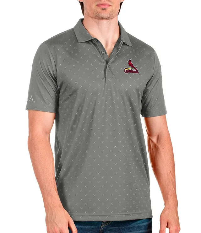 Antigua MLB St. Louis Cardinals Spark Short-Sleeve Polo Shirt