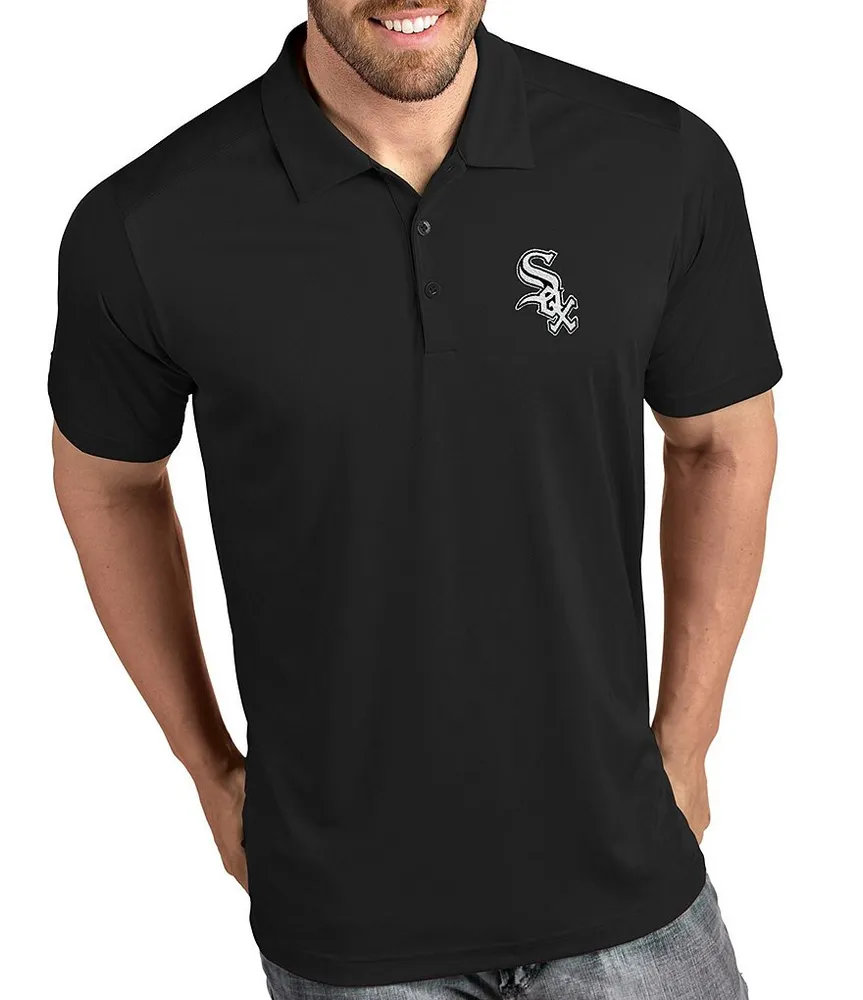 Antigua MLB Houston Astros Spark Short-Sleeve Polo Shirt