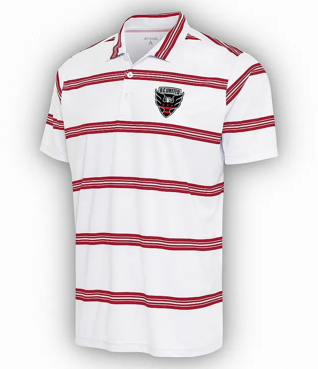 Texas Rangers Antigua Groove Polo - White/Red