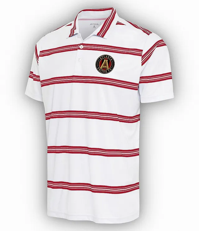 Texas Rangers Antigua Groove Polo - White/Red