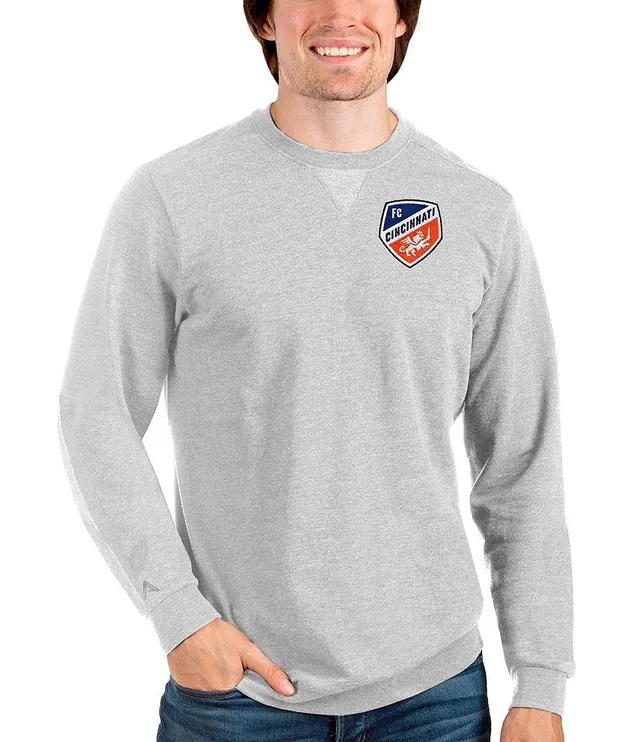 Antigua MLS Western Conference Long-Sleeve Hoodie, Mens, 2XL, Sporting Kansas City White