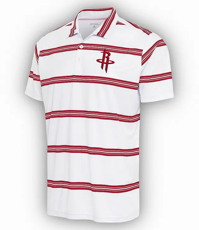 Texas Rangers Antigua Groove Polo - White/Red