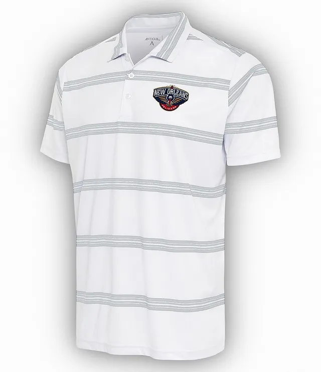 Antigua Men's New Orleans Saints Quest Grey Polo