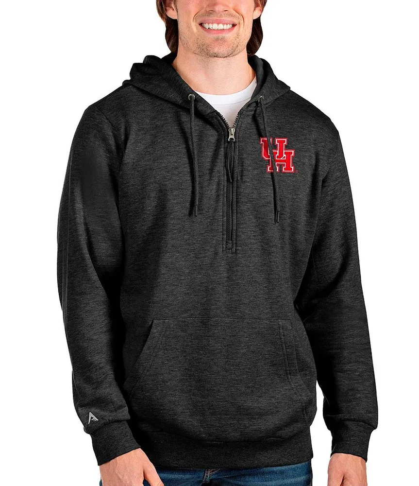 Men's Antigua Black Las Vegas Raiders Logo Legacy Full-Zip Hoodie