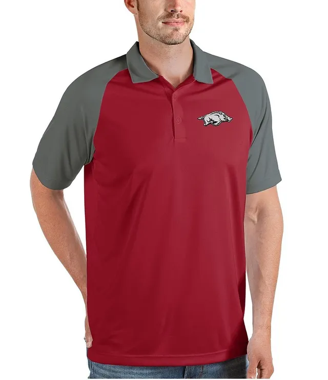 Antigua MLB American League Groove Short Sleeve Polo Shirt - M