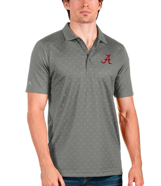 Antigua Arkansas Razorbacks Spark Polo Small Steel