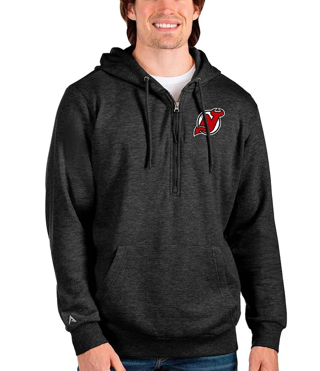 Antigua Men's St. Louis Cardinals Black Legacy Full Zip Hoodie