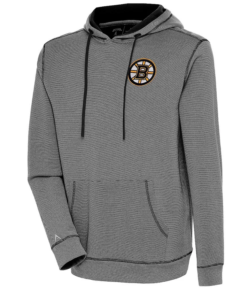 Fanatics Branded NHL Boston Bruins Cotton Black Full-Zip Hoodie, Men's, Medium, Gray