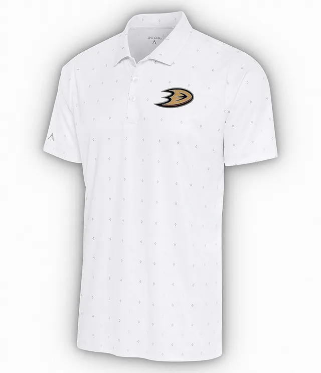 Men's Antigua White/Black Green Bay Packers Groove Polo